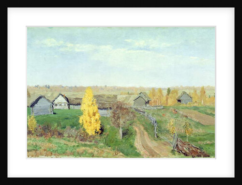 Golden Autumn in the Village, 1889 by Isaak Ilyich Levitan