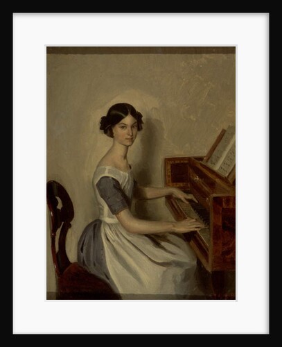 Portrait of Nadezhda P. Zhdanovich at the Piano, 1849 by Pavel Andreevich Fedotov
