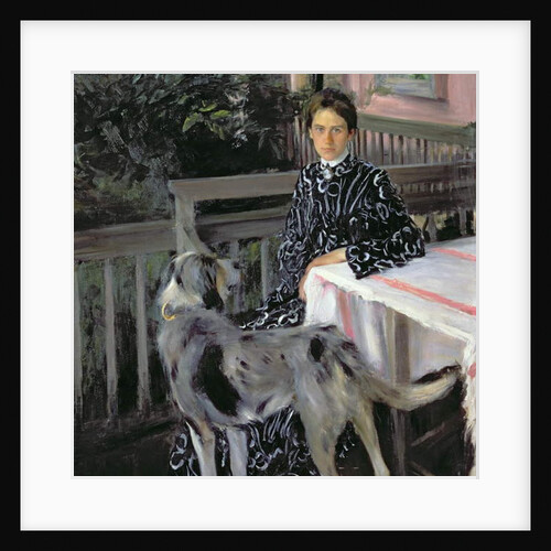 Portrait of Yulia Yevstafievna Kustodieva the artist's wife, 1903 by Boris Mikhailovich Kustodiev