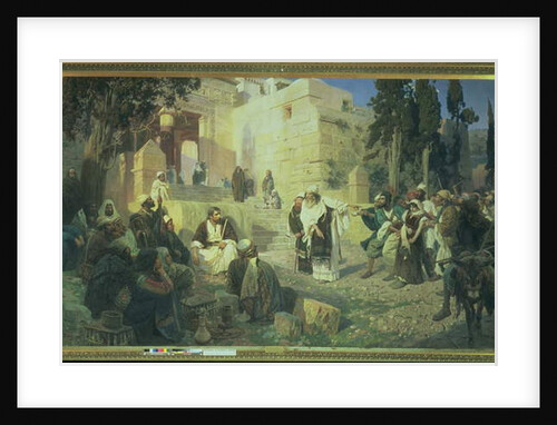 Christ and the Woman Taken in Adultery, 1888 by Vasilij Dmitrievich Polenov