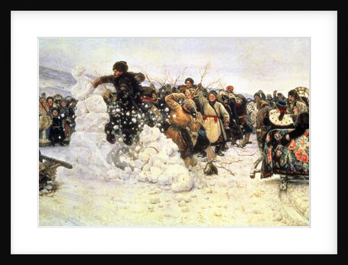 The Capture of the Snow Fortress, 1891 by Vasilij Ivanovic Surikov