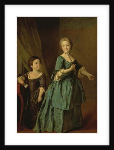 Portrait of Feodosia Rzhevskaya and Nastasia Davydova 1772 by Dmitri Grigor'evich Levitsky