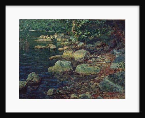 River Scene in Palazzuolo by Aleksandr Andreevich Ivanov