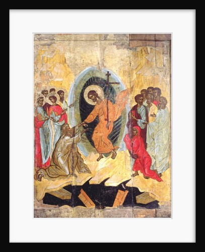 Christ's Descent into Hell, Russian icon, Novgorod School, late 14th century by Russian School