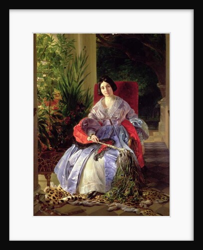 Portrait of the Princess Elizavetta Pavlovna Saltykova 1841 by Karl Pavlovich Bryullov