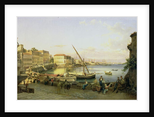 The Santa Lucia Embankment, Naples, c.1820 by Silvestr Fedosievich Shchedrin