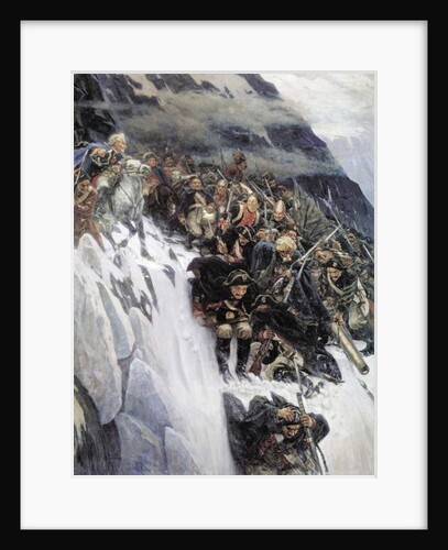 Suvorov's Army Crossing the Alps in 1799, 1899 by Vasilij Ivanovic Surikov