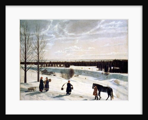 Winter Landscape, or Russian Winter, 1827 by Nikifor Stepanovich Krylov