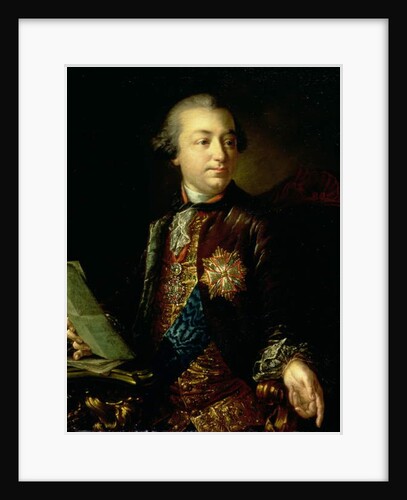 Portrait of Ivan Ivanovich Shuvalov President of the Academy of Arts by Anton Pavlovich Losenko