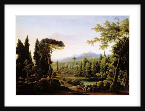 View of Hadrian's Villa near Rome by Fedor Mikhailovich Matveev