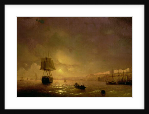 View of Odessa by Moonlight, 1846 by Ivan Konstantinovich Aivazovsky