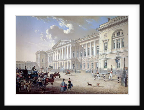 The Mikhailovsky Palace, St. Petersburg, 1832 by Karl Pavlovich Beggrov
