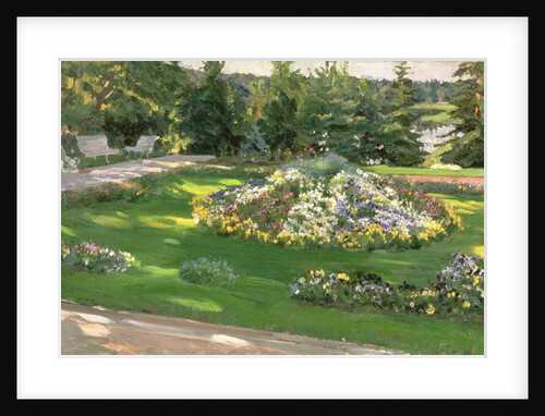 The Flower Bed by Sergei Arsenevich Vinogradov