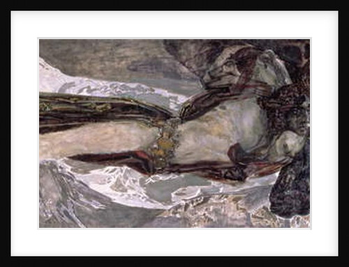 The Flying Demon, 1899 by Mikhail Aleksandrovich Vrubel