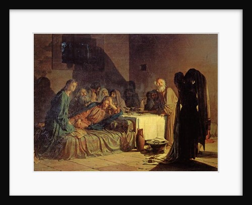 The Last Supper, 1863 by Nikolai Nikolaevich (1831-94) Ge