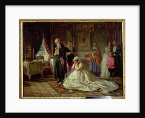 Before the Wedding, 1874 by Firs Sergeevich Zhuravlev