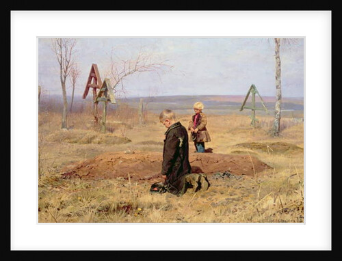 The Orphans, 1891 by Nikolaj Alekseevich Kasatkin