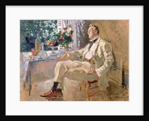 Portrait of the Opera Singer Feodor Ivanovich Chaliapin 1911 by Konstantin Alekseevich Korovin