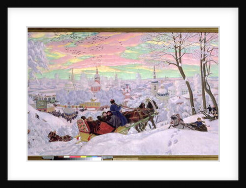 Shrove-Tide, 1916 by Boris Mikhailovich Kustodiev