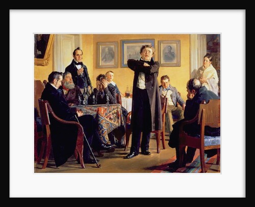 The Actor Pavel Stepanovich Mochalov among his Admirers, 1888 by Nikolai Vasilievich Nevrev
