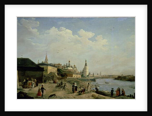 View of the Kremlin from the Kamenniy Bridge, Moscow by Gerard de la Barthe