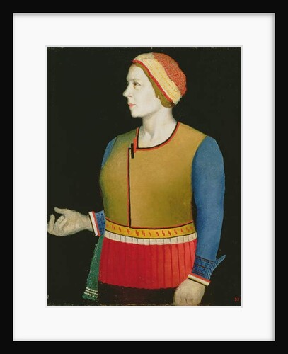 Portrait of Natalya Andreevna Malevich the artist's wife, 1933 by Kazimir Severinovich Malevich