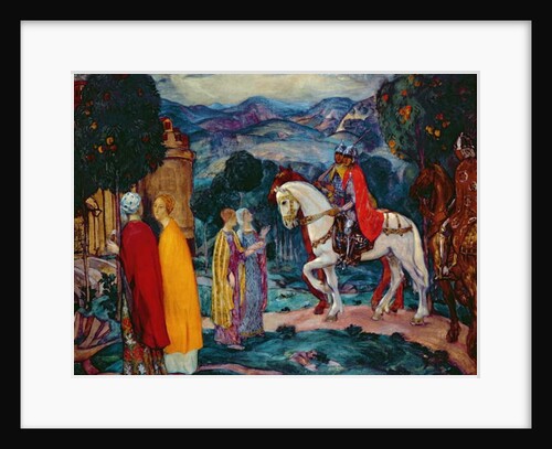 The Meeting, 1913 by Pavel Semenovich Naumov