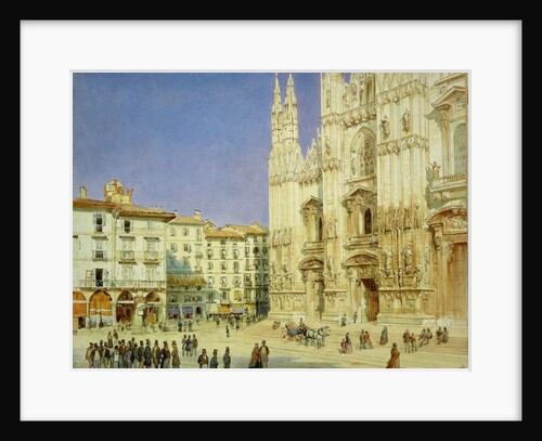 Milan Cathedral, 1846 by Luigi (1814-91) Premazzi