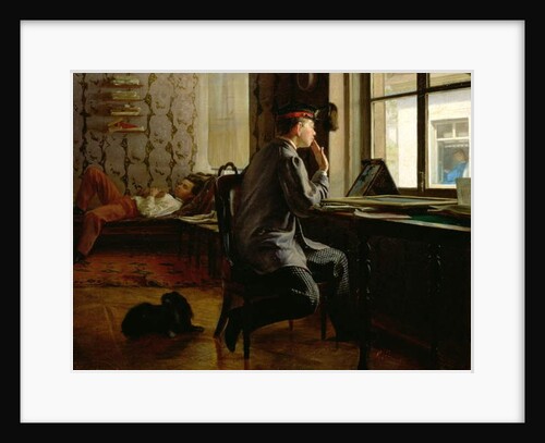 Preparing for Examinations, 1864 by Ilya Efimovich Repin
