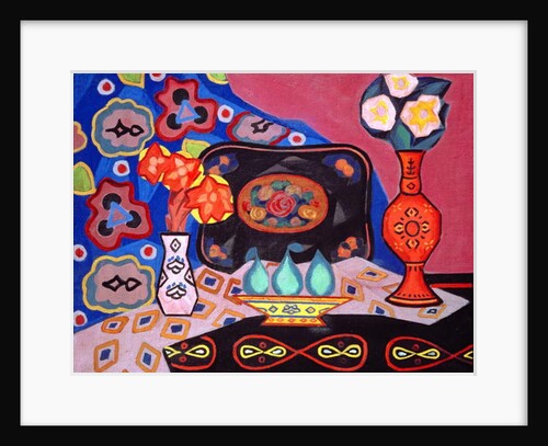 Still Life with Vases by Iosif Solomonovich Shkol'nik