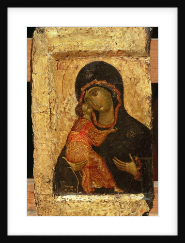 The Vladimir Madonna and Child, Russian icon, Moscow School by Andrei Rublev