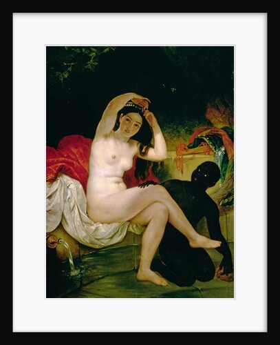 Virsavia, or Bather with a Negro Slave by Karl Pavlovich Bryullov