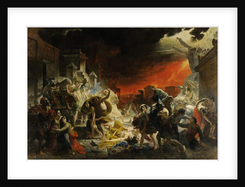 The Last Day of Pompeii, 1833 by Karl Pavlovich Bryullov