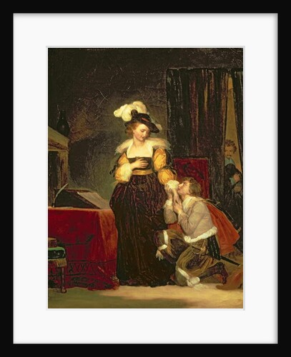 Mary Queen of Scots with Rizzio, c.1830 by Alexandre Evariste Fragonard