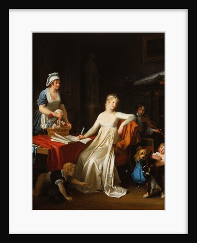 The Interruption, c.1800 by Marguerite Gerard