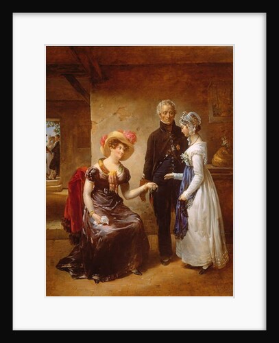 The Generosity of the Duchess of Angouleme, 1821 by Antoinette Cecile Hortense Lescot Haudebourt