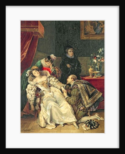 Mary Queen of Scots by Antoinette Cecile Hortense Lescot Haudebourt