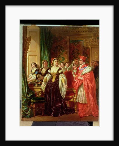 A Scene from Shakespeare's Henry VIII; Cardinal Wolsey and Katherine of Aragon, 1858 by Eugene Deveria
