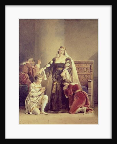Queen Elizabeth Bidding Farewell to Her Sons, 19th century by Alexandre Evariste Fragonard