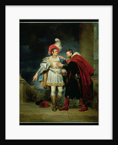Rodrigo de Vivar, 'El Cid' and his father, Don Diego, c.1827 by Alexandre Evariste Fragonard