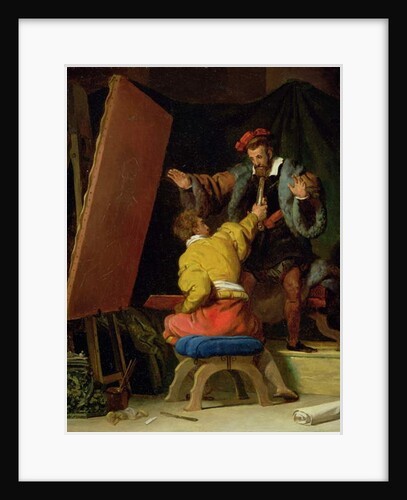 Aretino in the Studio of Tintoretto, 19th century by Alexandre Evariste Fragonard