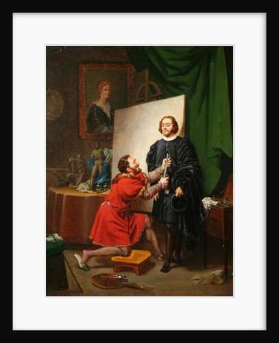 Aretino in the studio of Tintoretto, c.1822 by Pierre-Nolasque Bergeret