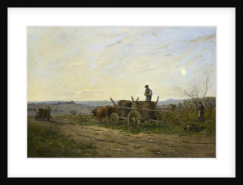 Harvesting in the morning, 1876 by Hippolyte Camille Delpy