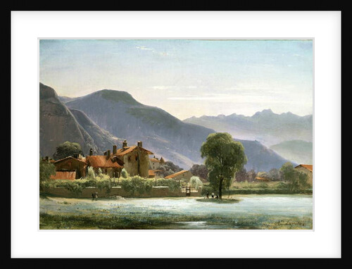 Village in the Foothills, c.1830 by Louis-Auguste Lapito