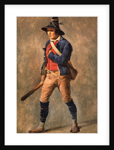 One of a pair of Italian studies, 1820 by Achille Etna Michallon