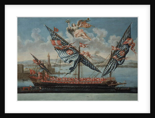 Galley of Emmanuel de Rohan-Polduc, Grand Master of the Order of Saint John of Jerusalem, c.1780-85 by Neapolitan School