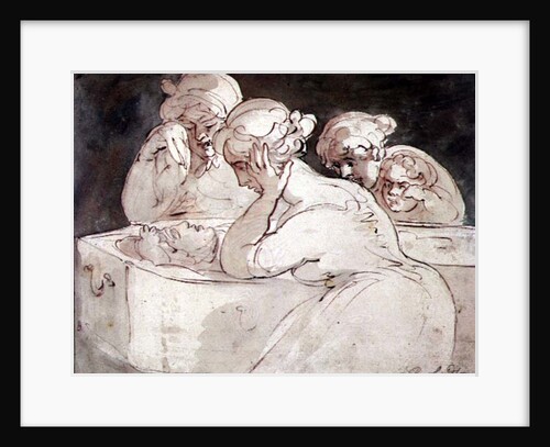 The Mourners, 1815 by Thomas Rowlandson