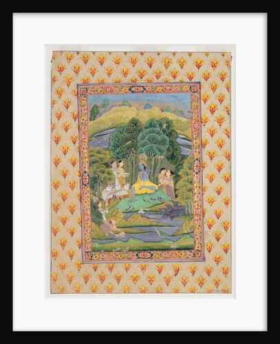 Krishna and the Gopis by Indian School