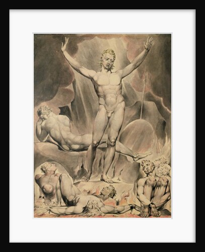 Satan Arousing the Rebel Angels, 1808 by William Blake