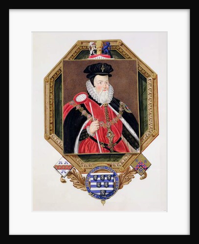 Portrait of William Cecil 1st Baron Burghley by Sarah Countess of Essex